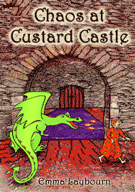 the cover of Chaos at Custard Castle, a free ebook for younger children