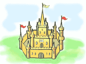 Custard Castle, from the free children's fairy tales by Emma Laybourn