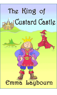 the cover of The King of Custard Castle, 
the free children's fairytale ebook