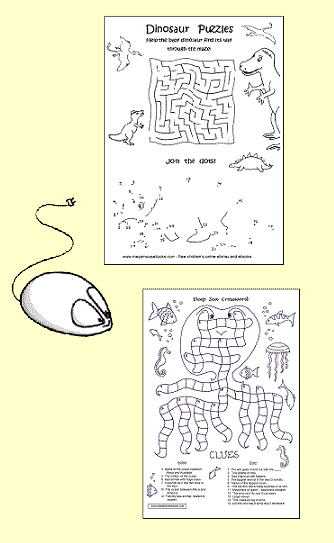 Thumbnails of 2 puzzle pages
